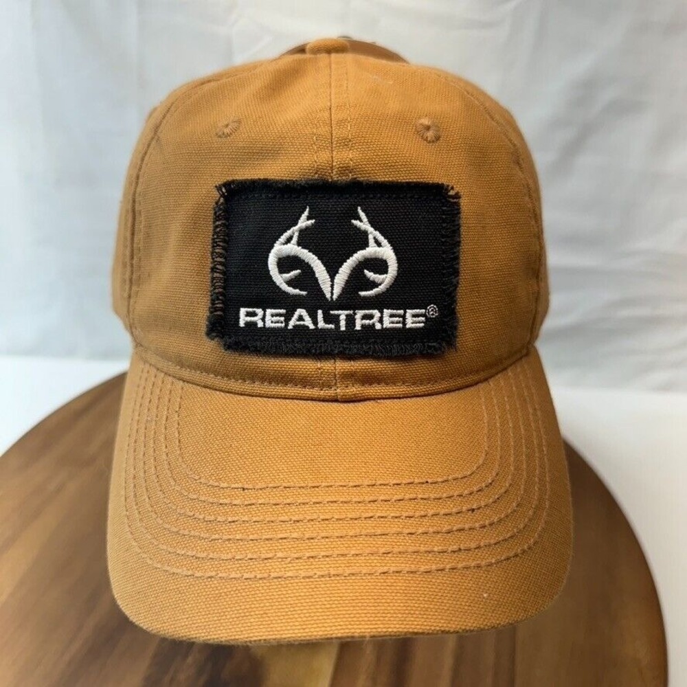 Realtree Hat Cap Strap Back Patch Mens Adjustable Brown‎ Hunting Outdoor Cap New